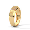 “Experience bold luxury with this gold men’s diamond ring, featuring dazzling pavé brilliance crafted for timeless style, confidence, and premium elegance.”