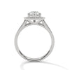 Pear Shaped Three-Stone Lab Grown Diamond Gold Ring