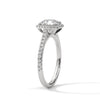 Radiant Halo Lab Grown Diamond Gold Engagement Ring