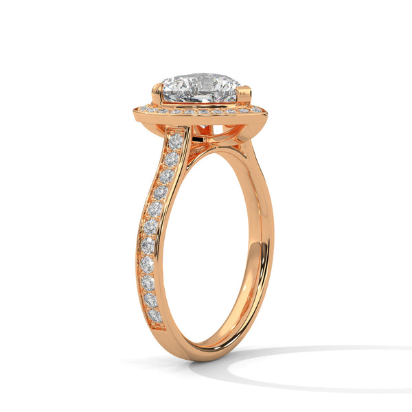 “Amora Ring—heart-shaped diamond brilliance, radiant halo sparkle, and romantic elegance crafted to symbolize everlasting love, devotion, and unforgettable moments.”