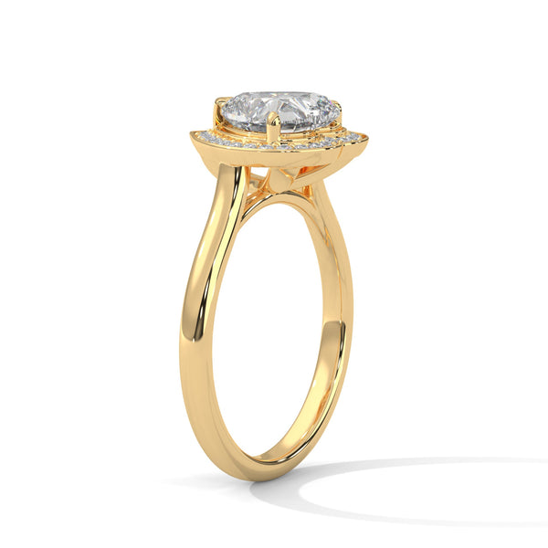 “Amora Ring—heart-shaped diamond brilliance, radiant pavé halo, and romantic white-gold elegance crafted to symbolize pure love, timeless beauty, and unforgettable moments.”