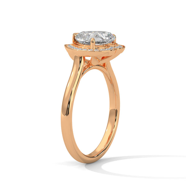 “Amora Ring—heart-shaped diamond brilliance, radiant pavé halo, and romantic white-gold elegance crafted to symbolize pure love, timeless beauty, and unforgettable moments.”