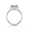 Vintage Halo Lab Grown Diamond Gold Ring