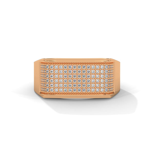 “Bold gold diamond ring crafted for modern luxury, delivering unmatched brilliance, premium craftsmanship, and a powerful statement of timeless masculine elegance.”