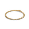 This luxurious tennis bracelet features 51 oval-shaped diamonds, totaling 9.00 carats. With a 7-inch length, it radiates elegance and charm, making it a perfect accessory for any occasion.