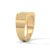 “Bold gold diamond ring crafted for modern luxury, delivering unmatched brilliance, premium craftsmanship, and a powerful statement of timeless masculine elegance.”