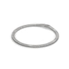 This luxurious tennis bracelet features 51 oval-shaped diamonds, totaling 9.00 carats. With a 7-inch length, it radiates elegance and charm, making it a perfect accessory for any occasion.