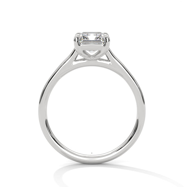 Emerald Cut Lab Grown Diamond Gold Ring