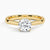 Astrielle Grace radiates refined simplicity with its elegant cathedral setting and softly tapered band, offering a timeless frame for its center diamond.