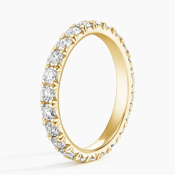 "Experience timeless brilliance with this white gold diamond band, crafted for lasting elegance, unmatched sparkle, and luxurious everyday sophistication."