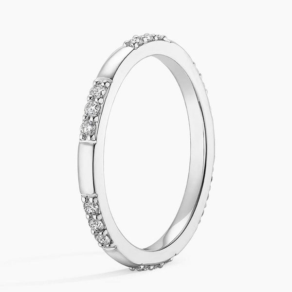 “Elegant yellow gold diamond band offering timeless sparkle, minimalist luxury, and everyday sophistication—perfect for stacking, weddings, and effortless modern style.”