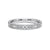 Radiate timeless elegance with this yellow-gold diamond band, featuring brilliant round and baguette stones for a luxurious, sparkling statement of everlasting love.