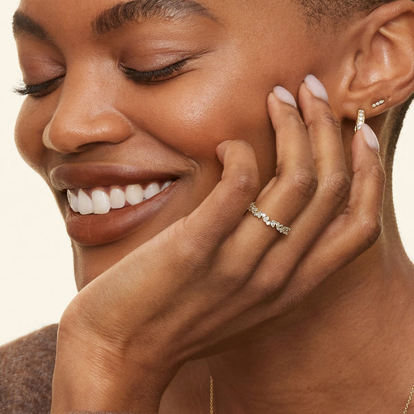 “Celebrate everlasting elegance with this pear-shaped diamond eternity ring, crafted for luxury lovers seeking timeless brilliance, sparkle, and unmatched sophistication.”