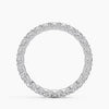 “Elegant diamond eternity ring crafted in shimmering white metal, showcasing brilliant round stones for timeless sparkle, luxury style, and lasting sophistication.”