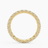 “Elegant diamond eternity ring crafted in shimmering white metal, showcasing brilliant round stones for timeless sparkle, luxury style, and lasting sophistication.”