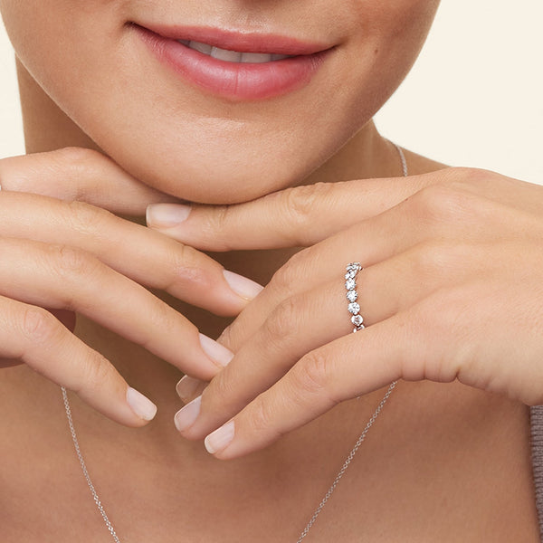 “Celebrate eternal brilliance with this luxurious diamond eternity band, crafted for timeless sparkle, unmatched elegance, and everlasting love on every occasion.”