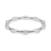 Eternal Sparkle Bamboo Diamond Band – sleek modern ring symbolizing endless love, natural elegance, daily luxury, perfect minimalist anniversary promise choice