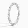 “Elegant diamond eternity band featuring marquise and round stones in sleek white gold, delivering timeless sparkle, refined style, and luxurious brilliance.”
